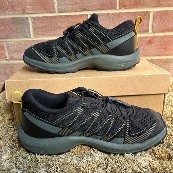 Salomon Xa Pro V8 Trail Running Shoes Blue Gray Yellow Men’s 7.5 - Picture 2 of 8